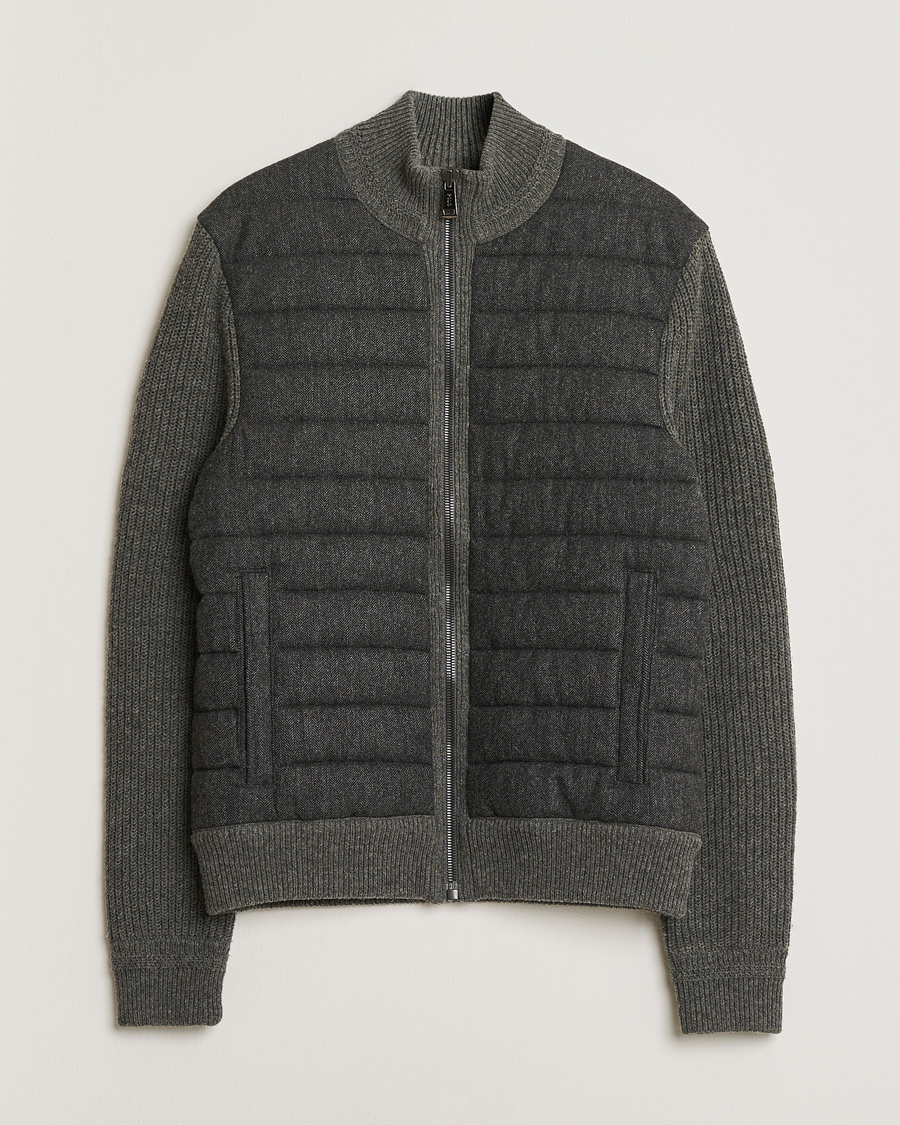 Homme | Pre-owned Manteaux Et Vestes | Pre-owned | Polo Ralph Lauren Cashmere Blend Hybrid Full-Zip Dark Grey M