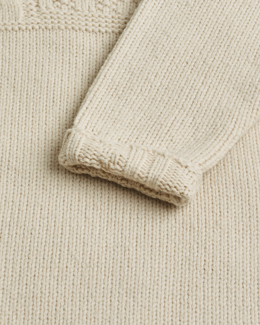 Homme | Pre-owned Pulls Et Tricots | Pre-owned | Polo Ralph Lauren Wool Knitted Aran Rollneck Cream