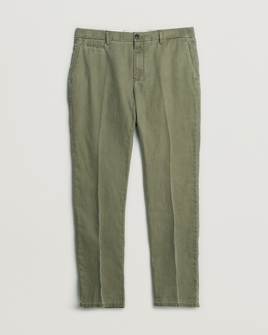 Homme | Pre-owned Pantalons | Pre-owned | Dondup Joe Cotton Chinos Olive Green