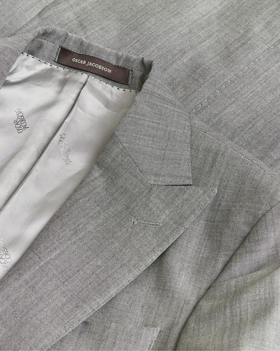 Homme | Oscar Jacobson Elmer Suit Grey Melange 48 | Pre-owned | Oscar Jacobson Elmer Suit Grey Melange 48