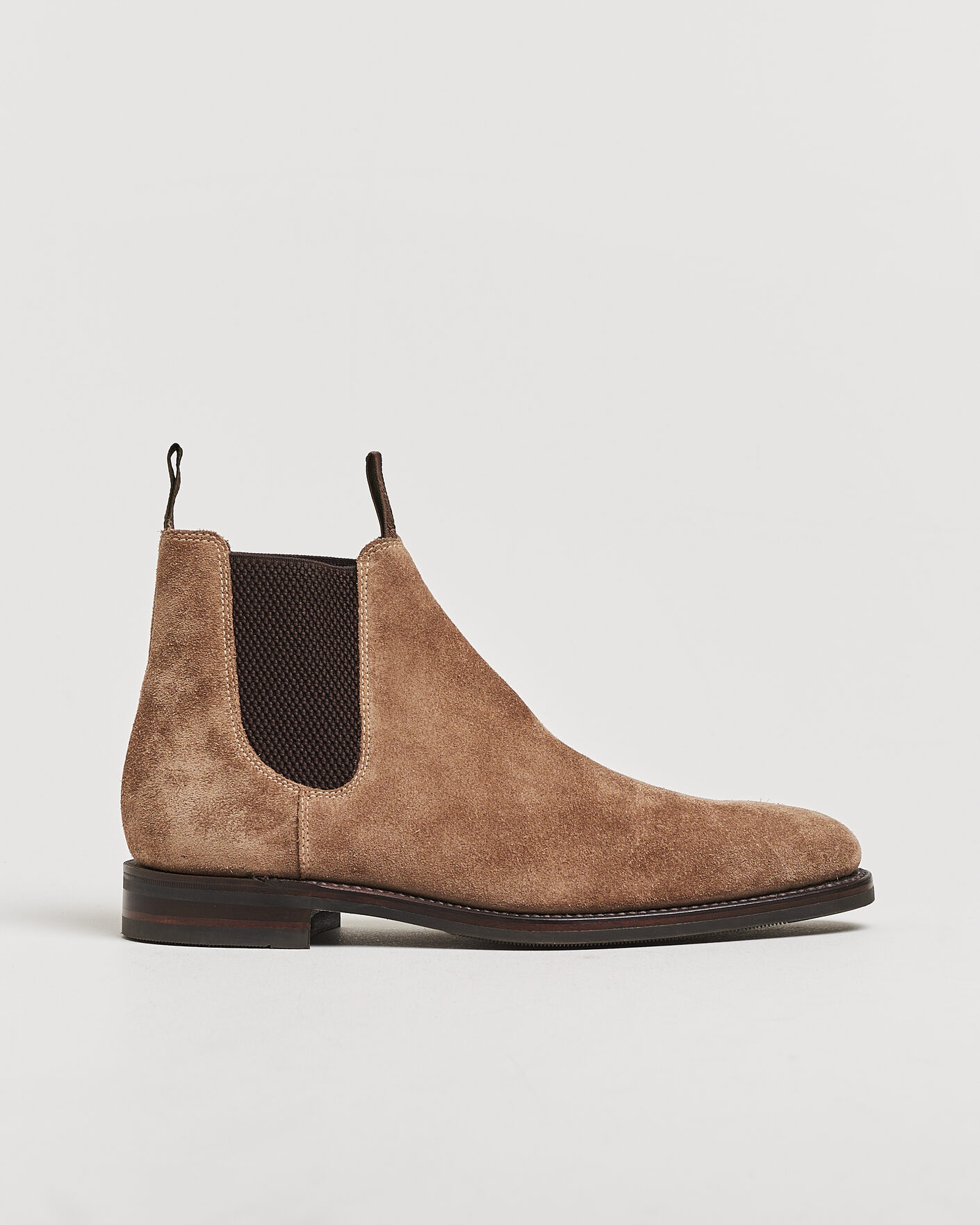 Heren | Pre-owned Goodyear genaaide schoenen | Pre-owned | Loake 1880 Emsworth Chelsea Boot Flint Suede UK9 - EU43