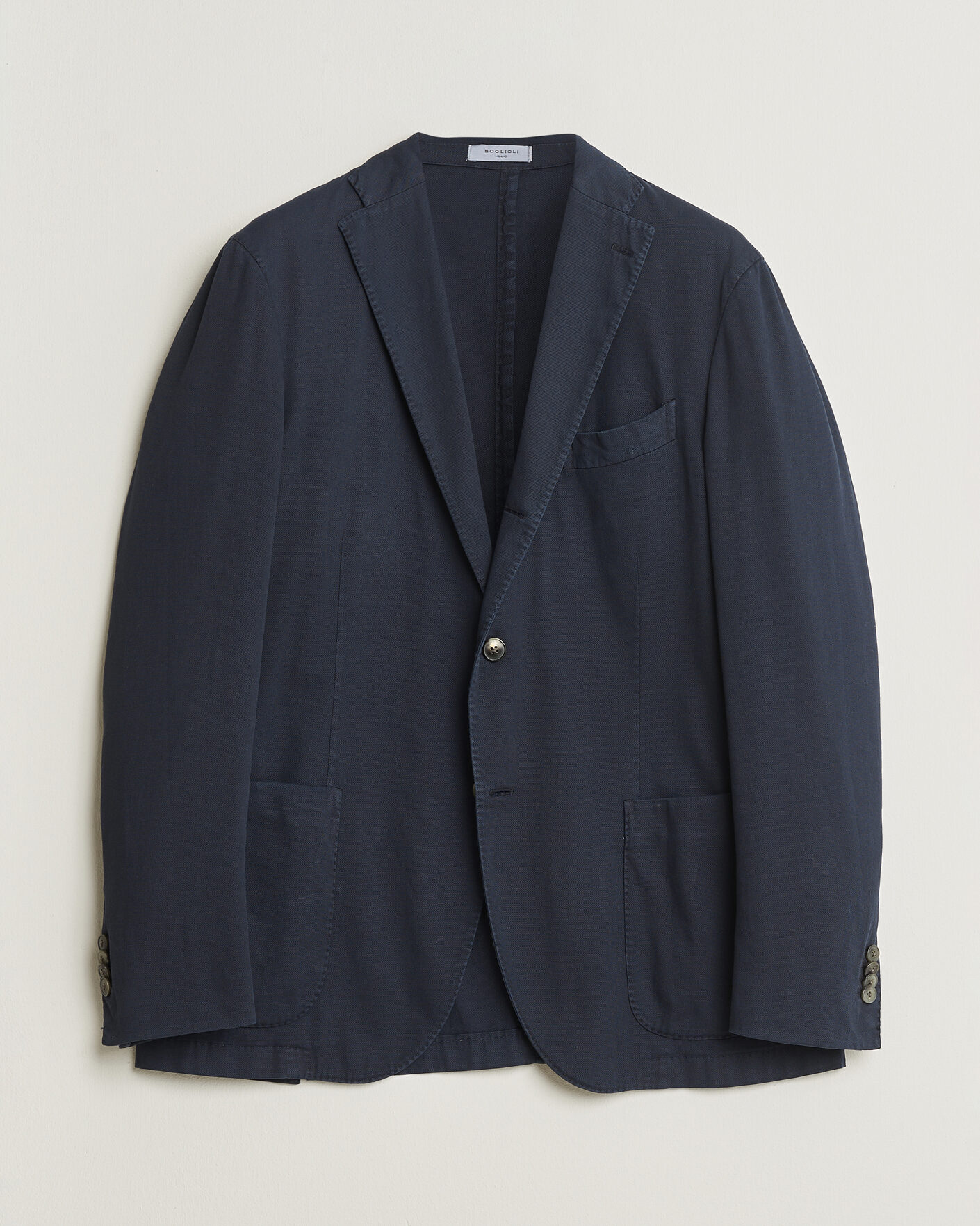 Homme | Pre-owned Blazers | Pre-owned | Boglioli K Jacket Cotton Stretch Blazer Navy 52