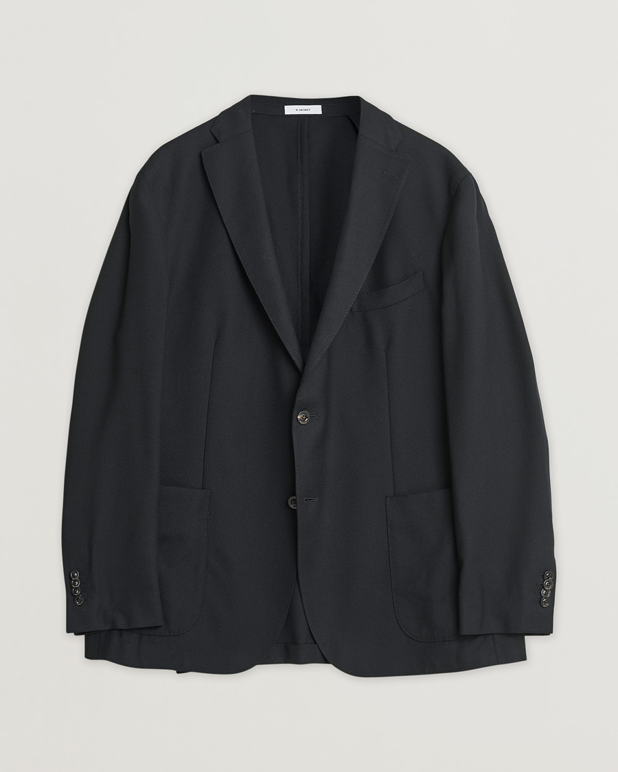 Homme | Pre-owned Blazers | Pre-owned | Boglioli K Jacket Wool Hopsack Blazer Black