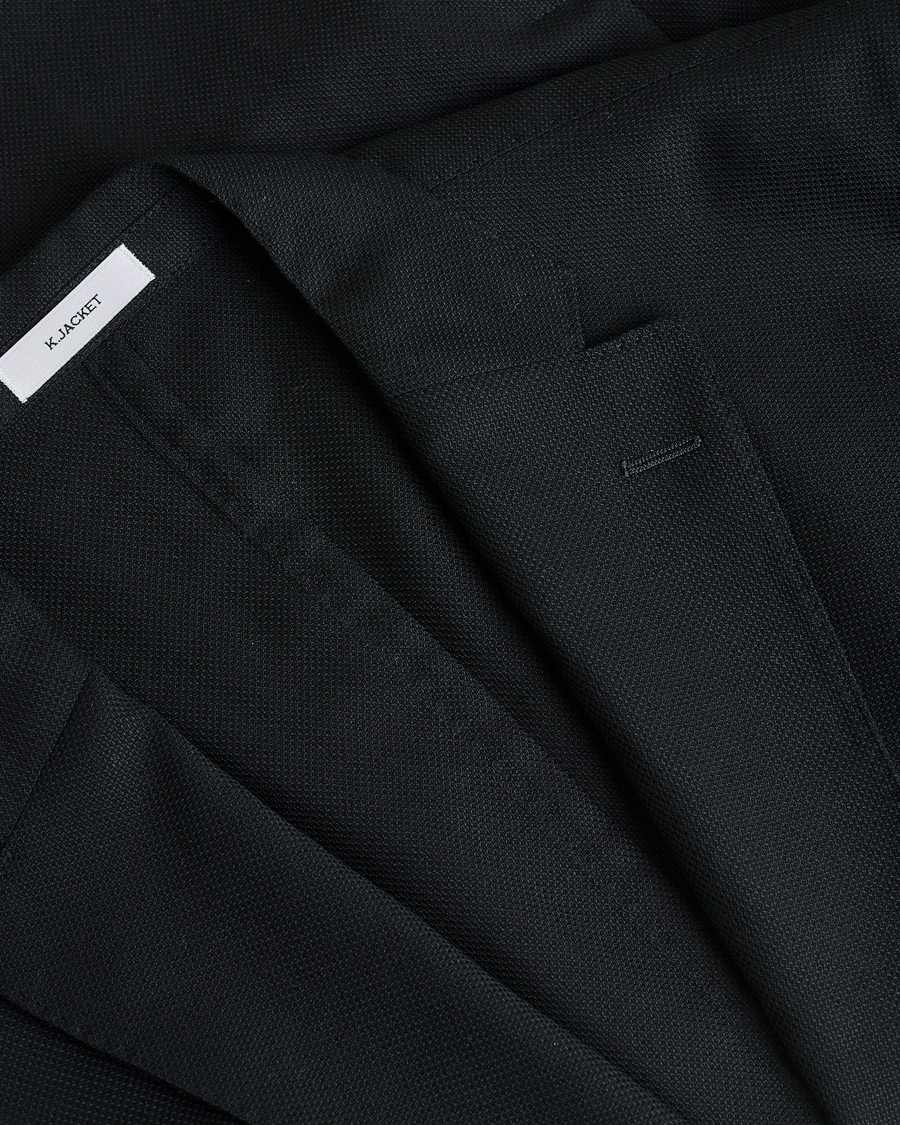 Homme | Pre-owned Blazers | Pre-owned | Boglioli K Jacket Wool Hopsack Blazer Black