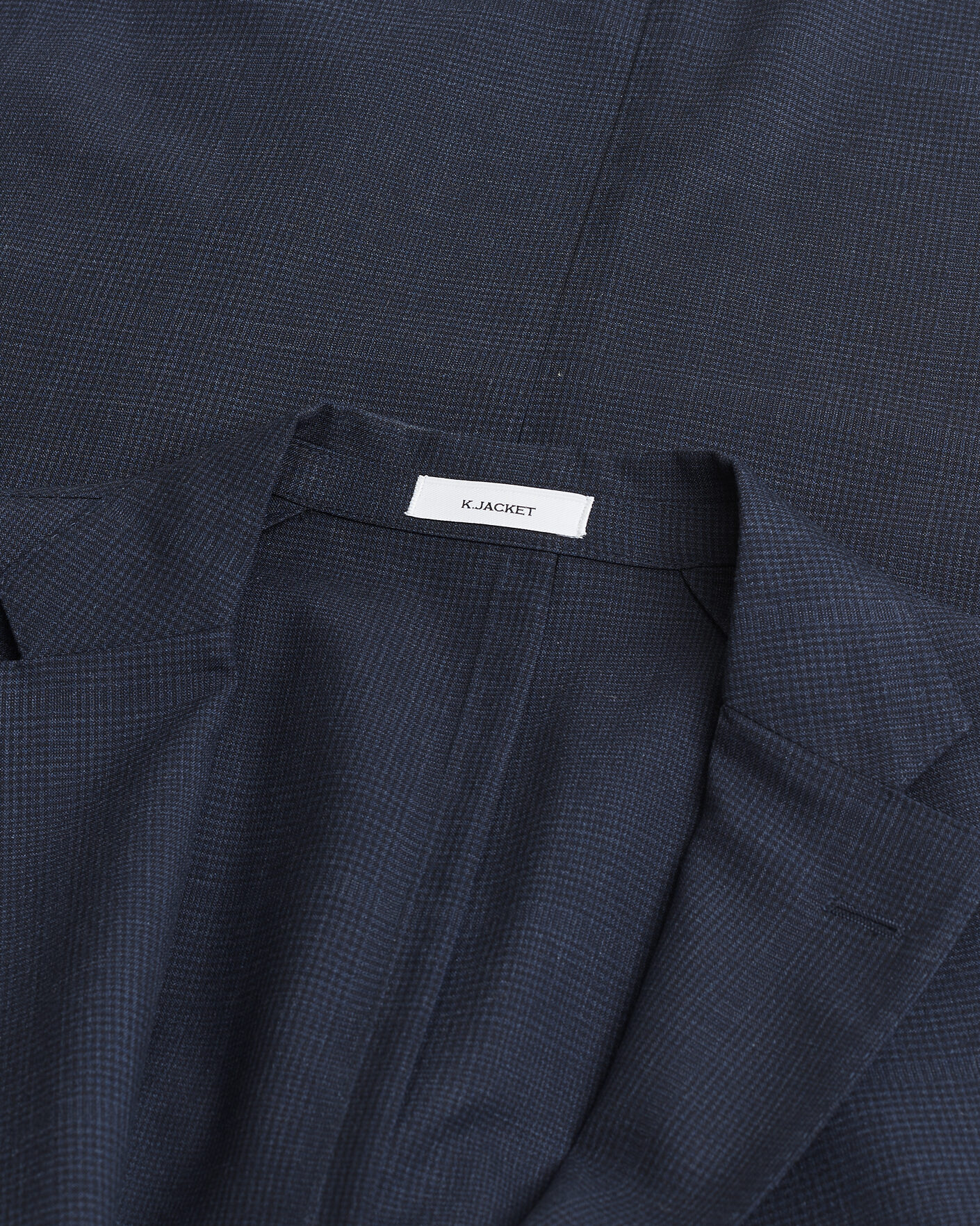 Homme | Pre-owned Blazers | Pre-owned | Boglioli K Jacket Check Wool & Silk Blazer Navy 54