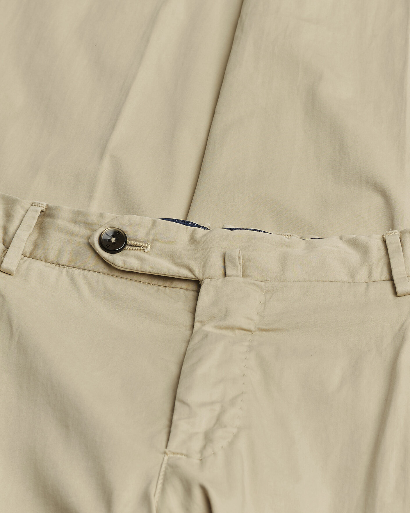 Heren | Pre-owned Broeken | Pre-owned | PT01 Slim Fit Garment Dyed Stretch Chinos Beige 50