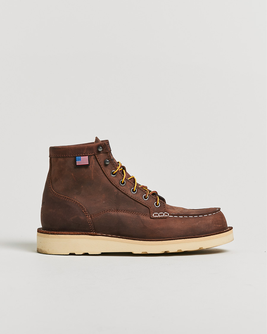 Heren | Pre-owned Schoenen | Pre-owned | Danner Bull Run Leather Moc Toe Boot Brown US9 - EU43