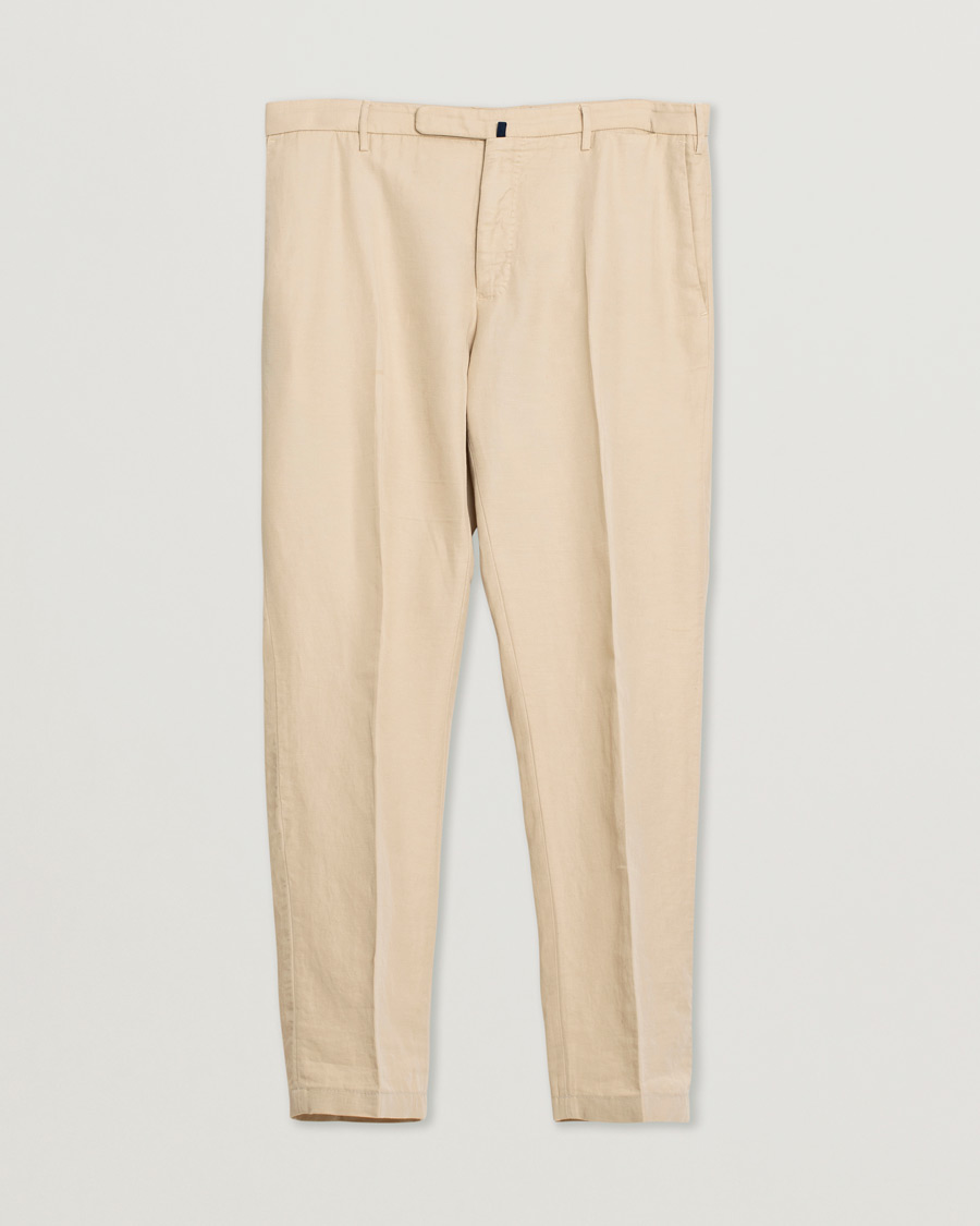 Homme | Pantalons | Pre-owned | Incotex Slim Fit Chinolino Trousers Light Beige