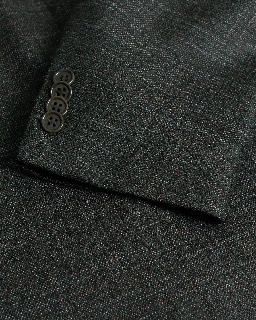 Homme | Blazers | Pre-owned | Canali Silk/Cashmere Blazer Green Melange 50