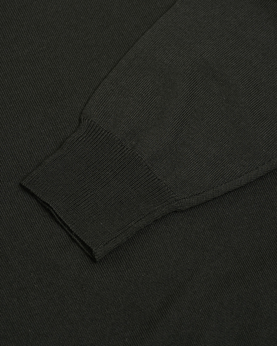 Heren | Truien | Pre-owned | Canali Merino Wool Crew Neck Black