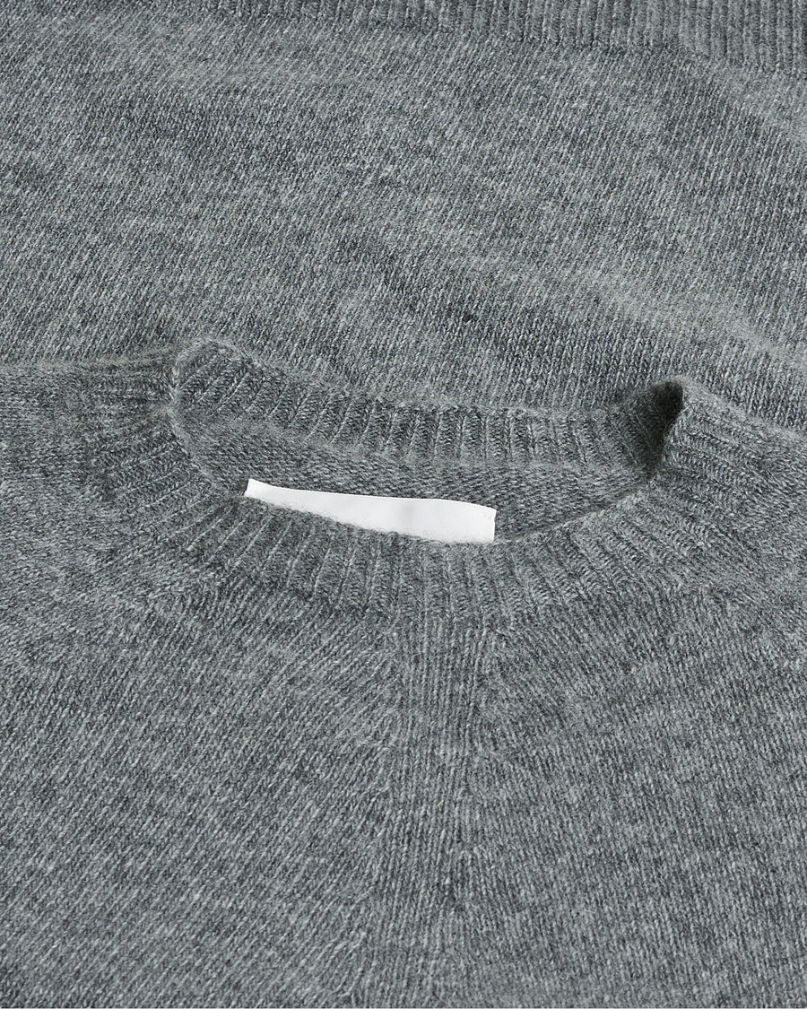 Heren | Pre-owned Truien | Pre-owned | Jil Sander Cashmere/Merino Round Neck Sweater Grey Melange