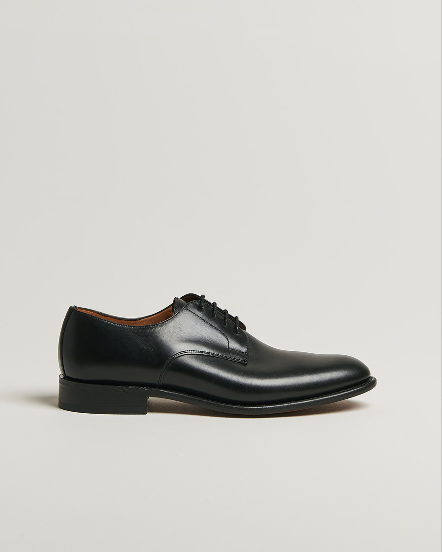 Heren | Sanders Athens Calf Plain Gibson Black | Pre-owned | Sanders Athens Calf Plain Gibson Black