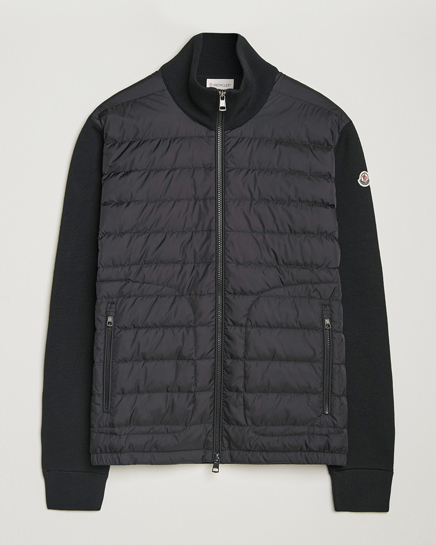 Homme | Pre-owned Manteaux Et Vestes | Pre-owned | Moncler Hybrid Zip Cardigan Black S