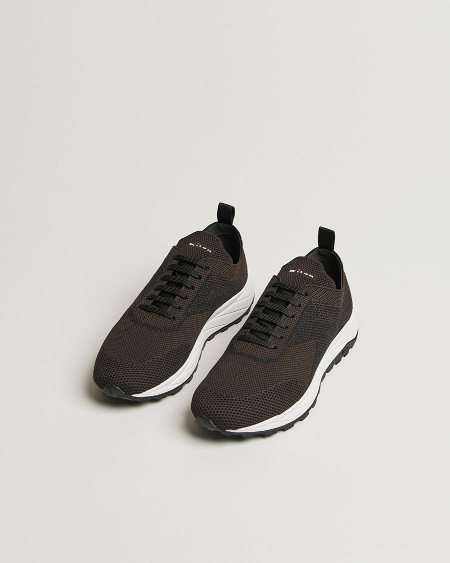 Homme | Pre-owned Chaussures | Pre-owned | Kiton Running Sneakers Dark Brown 43
