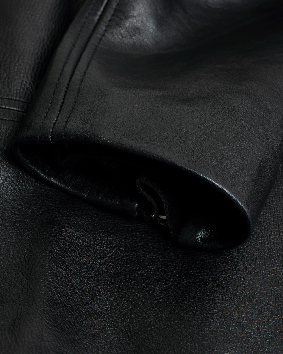 Homme | Acne Studios Biker Leather Jacket Black 46 | Pre-owned | Acne Studios Biker Leather Jacket Black 46