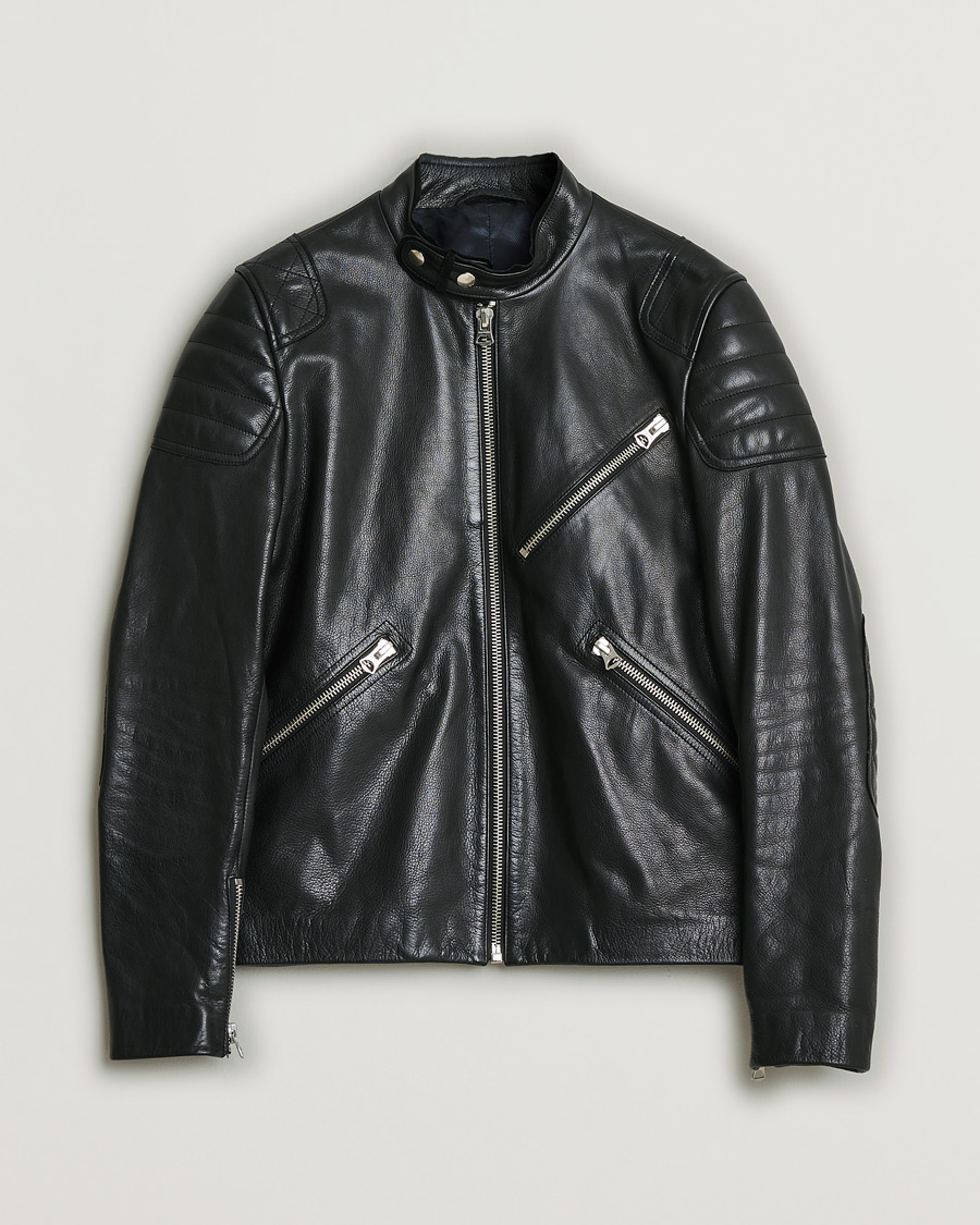 Homme | Pre-owned Manteaux Et Vestes | Pre-owned | Acne Studios Oliver Leather Jacket Black 48