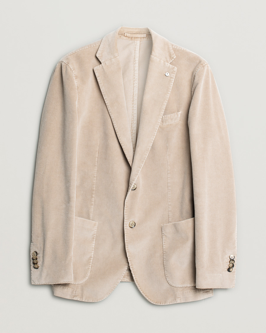 Heren | Blazers | Pre-owned | L.B.M. 1911 Jack Corduroy Blazer Beige