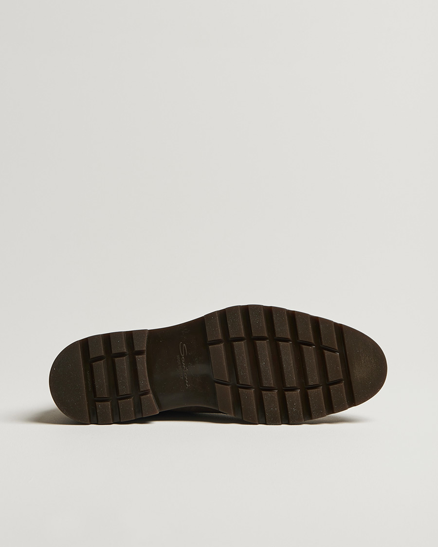 Homme | Pre-owned Chaussures | Pre-owned | Santoni Winter Chukka Boot Dark Brown Suede UK10 - EU44