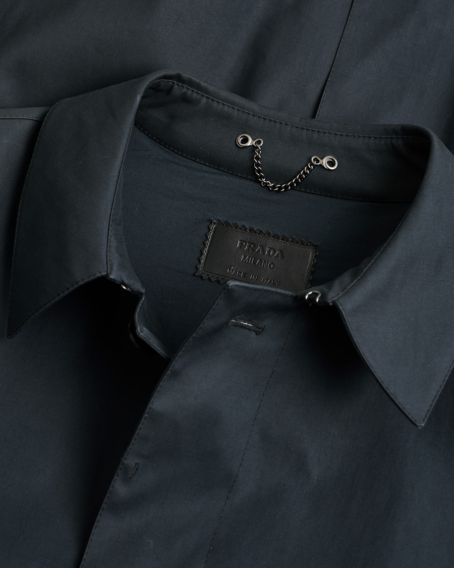 Heren | Pre-owned Jassen | Pre-owned | Prada Water Repellent Car Coat Navy XL