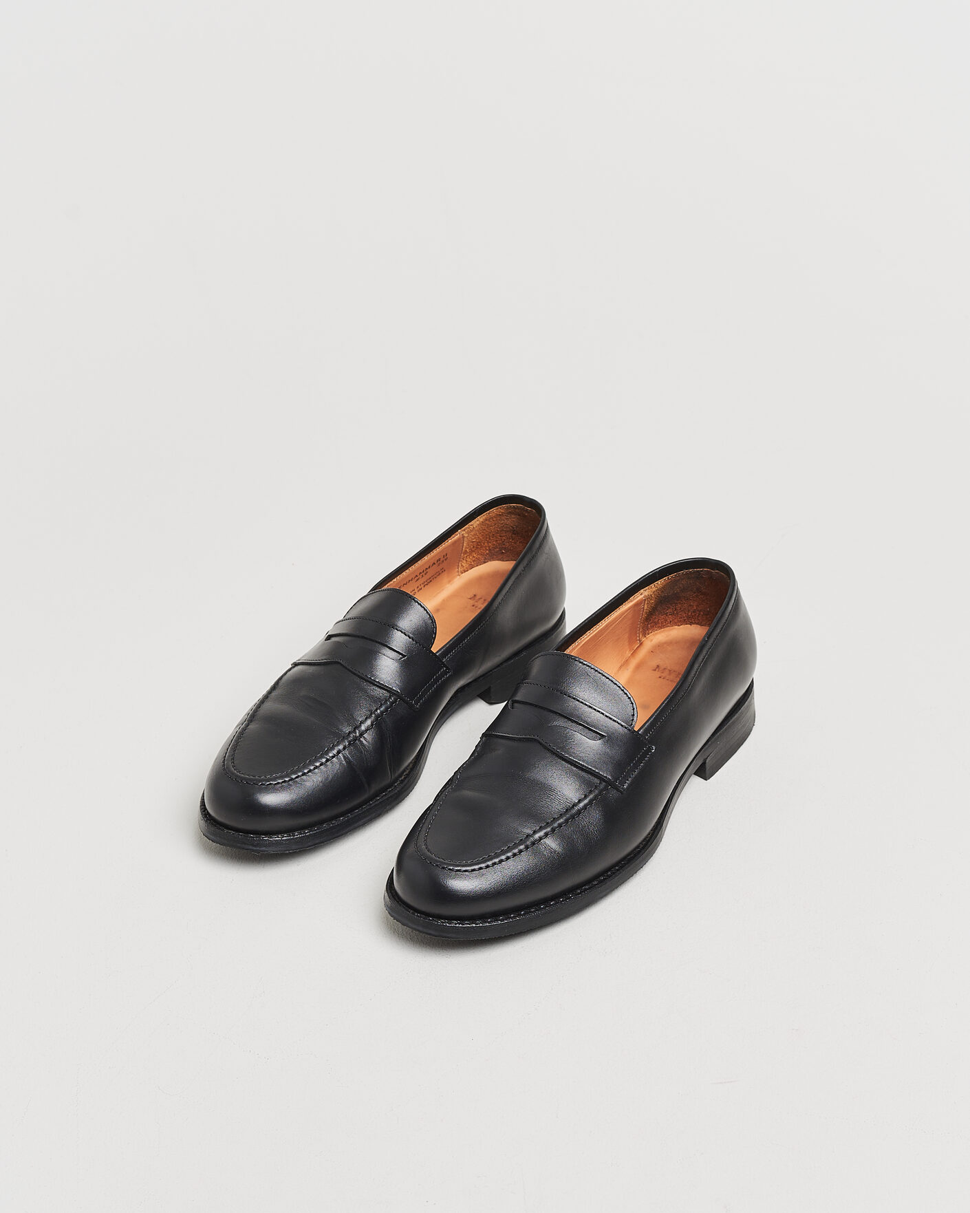 Homme | Pre-owned Chaussures cousues trépointe | Pre-owned | Myrqvist Stenhammar II Loafer Black Calf UK8 - EU42