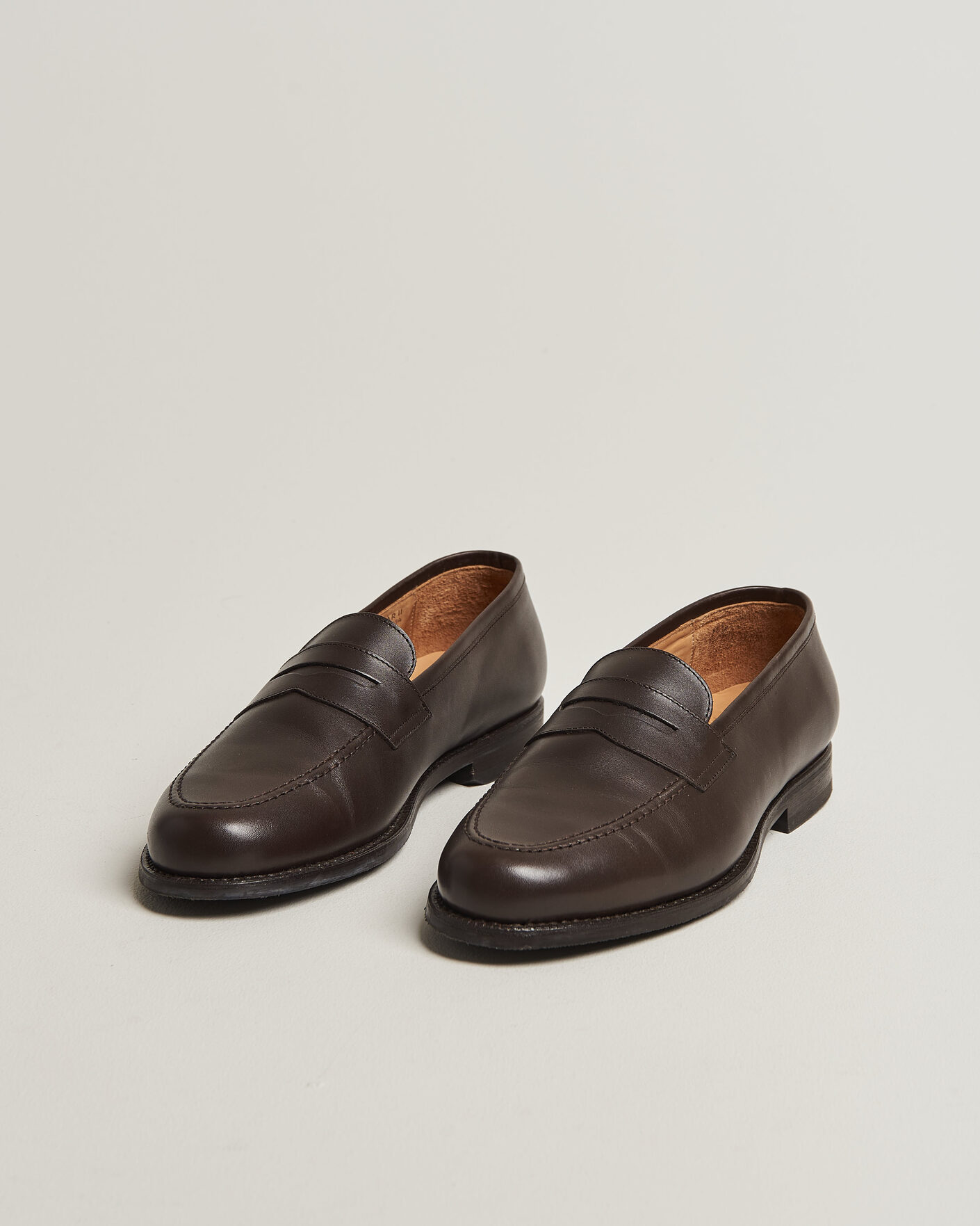 Heren | Pre-owned Goodyear genaaide schoenen | Pre-owned | Myrqvist Stenhammar II Loafer Dark Brown Calf UK10 - EU44