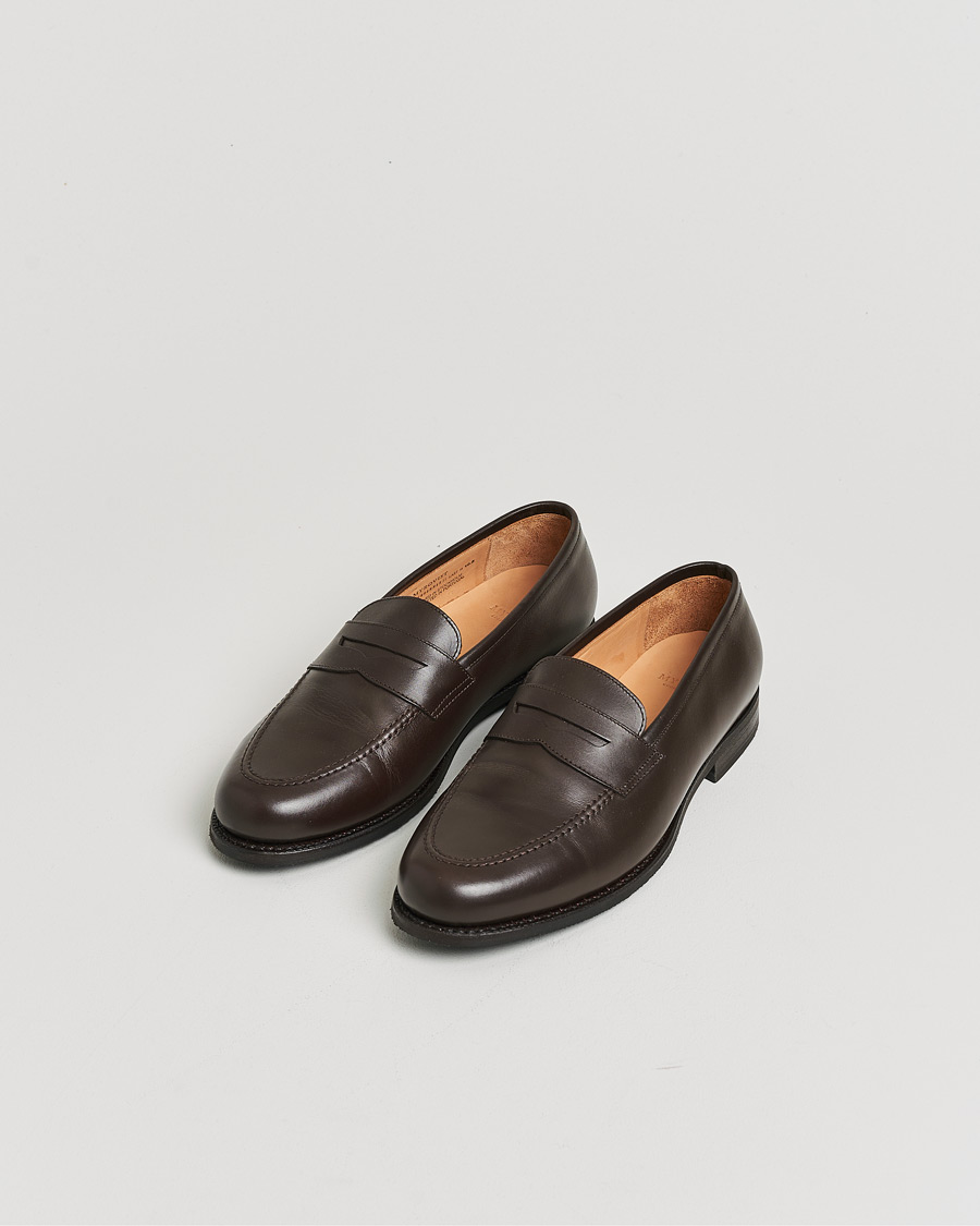 Heren | Pre-owned Goodyear genaaide schoenen | Pre-owned | Myrqvist Stenhammar II Loafer Dark Brown Calf UK10,5 - EU44,5