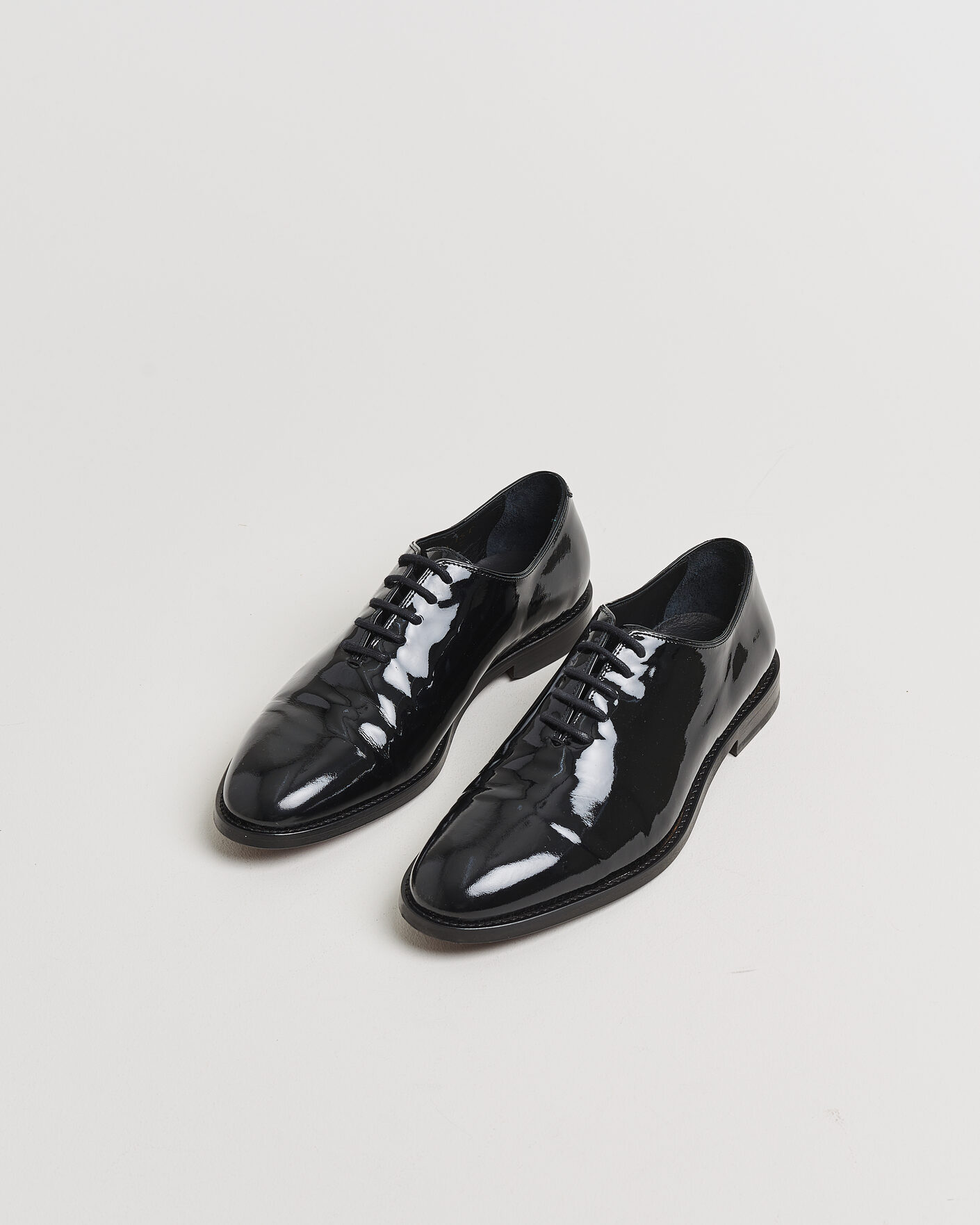 Homme | Pre-owned Chaussures cousues trépointe | Pre-owned | Myrqvist Drottningholm Patent Shoe Black UK10 - EU44
