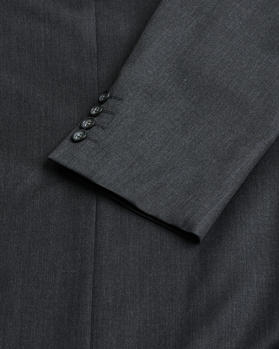Heren | Pre-owned Pakken | Pre-owned | Oscar Jacobson Vintage Wool Suit Dark Grey 50