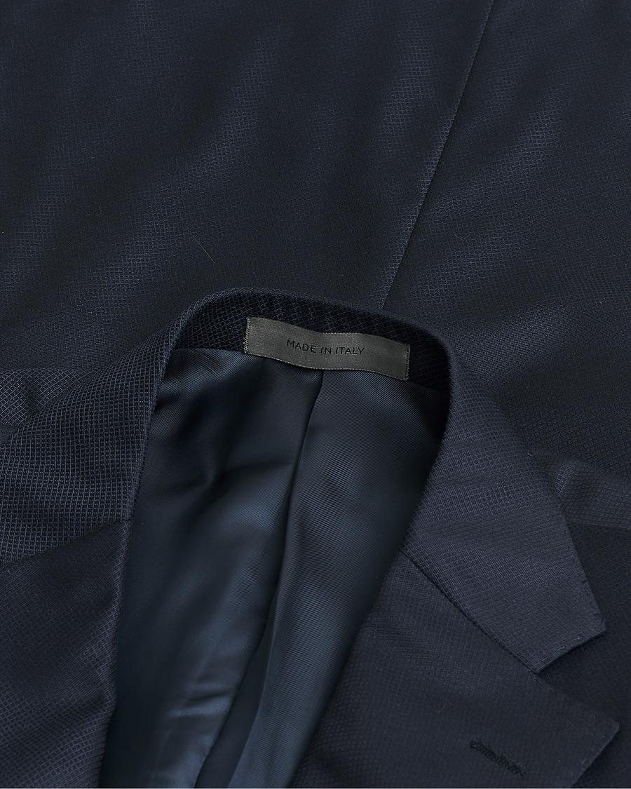 Heren | Pre-owned Pakken | Pre-owned | Corneliani Wool Suit Navy 50