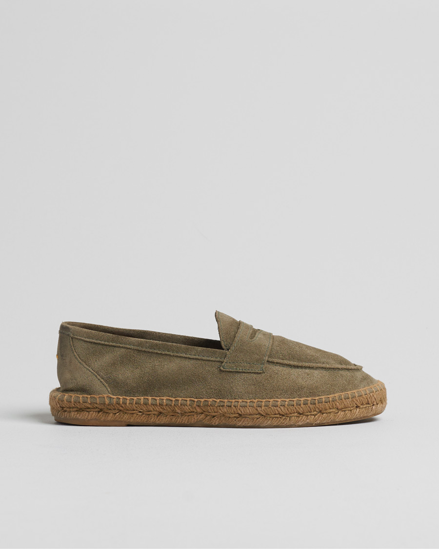 Heren | Pre-owned Schoenen | Pre-owned | Castañer Nacho Casual Suede Loafers Verde Bosque