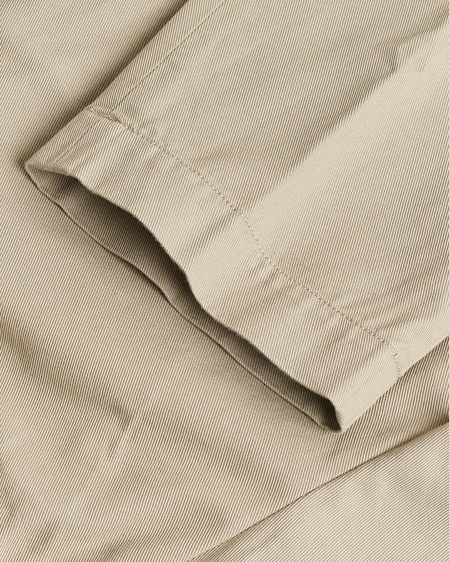 Heren | Pre-owned Broeken | Pre-owned | Incotex Regular Fit Uniform Cotton Slacks Beige W32