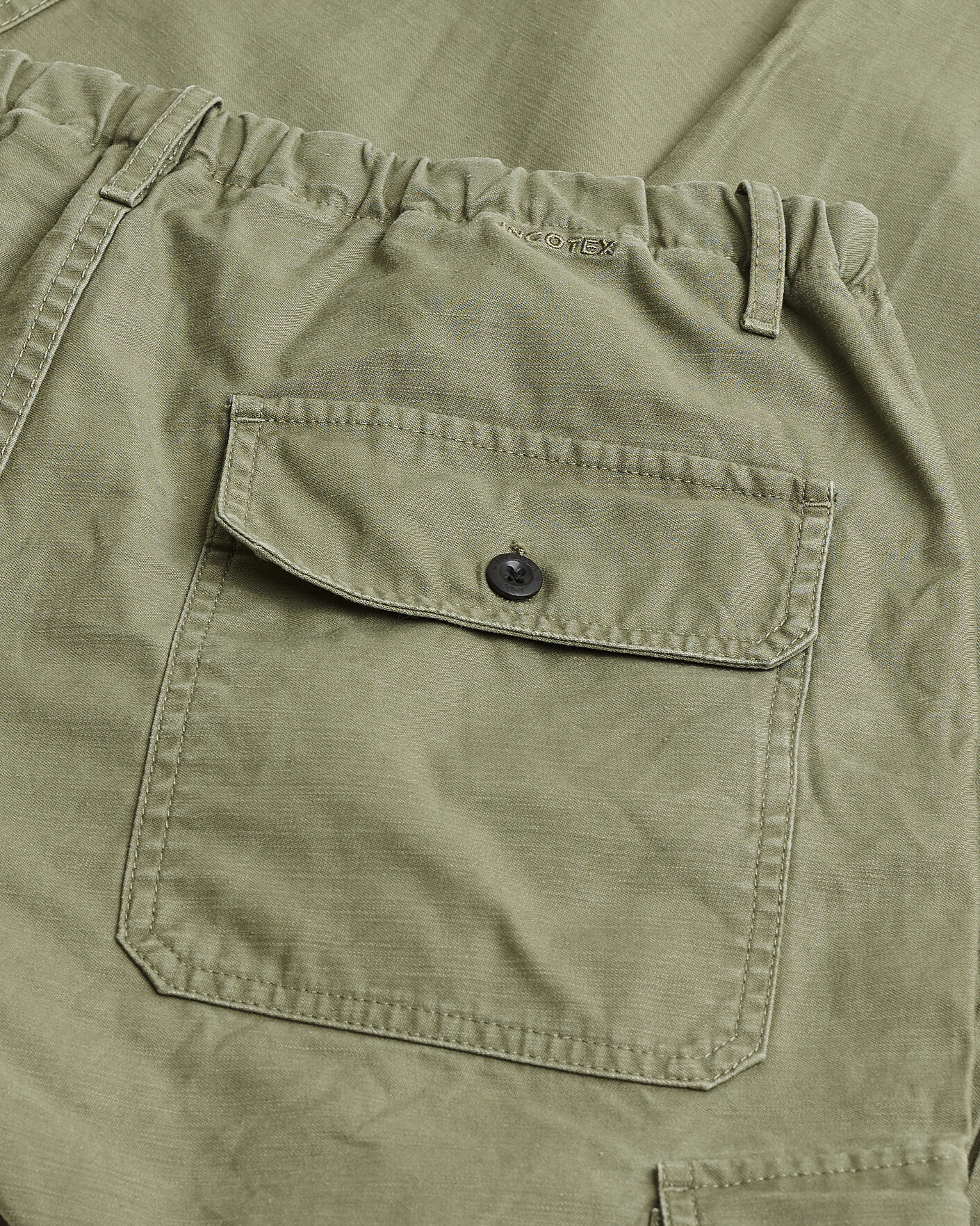 Heren | Pre-owned Broeken | Pre-owned | Incotex Regular Fit Cargo Pants Military W34