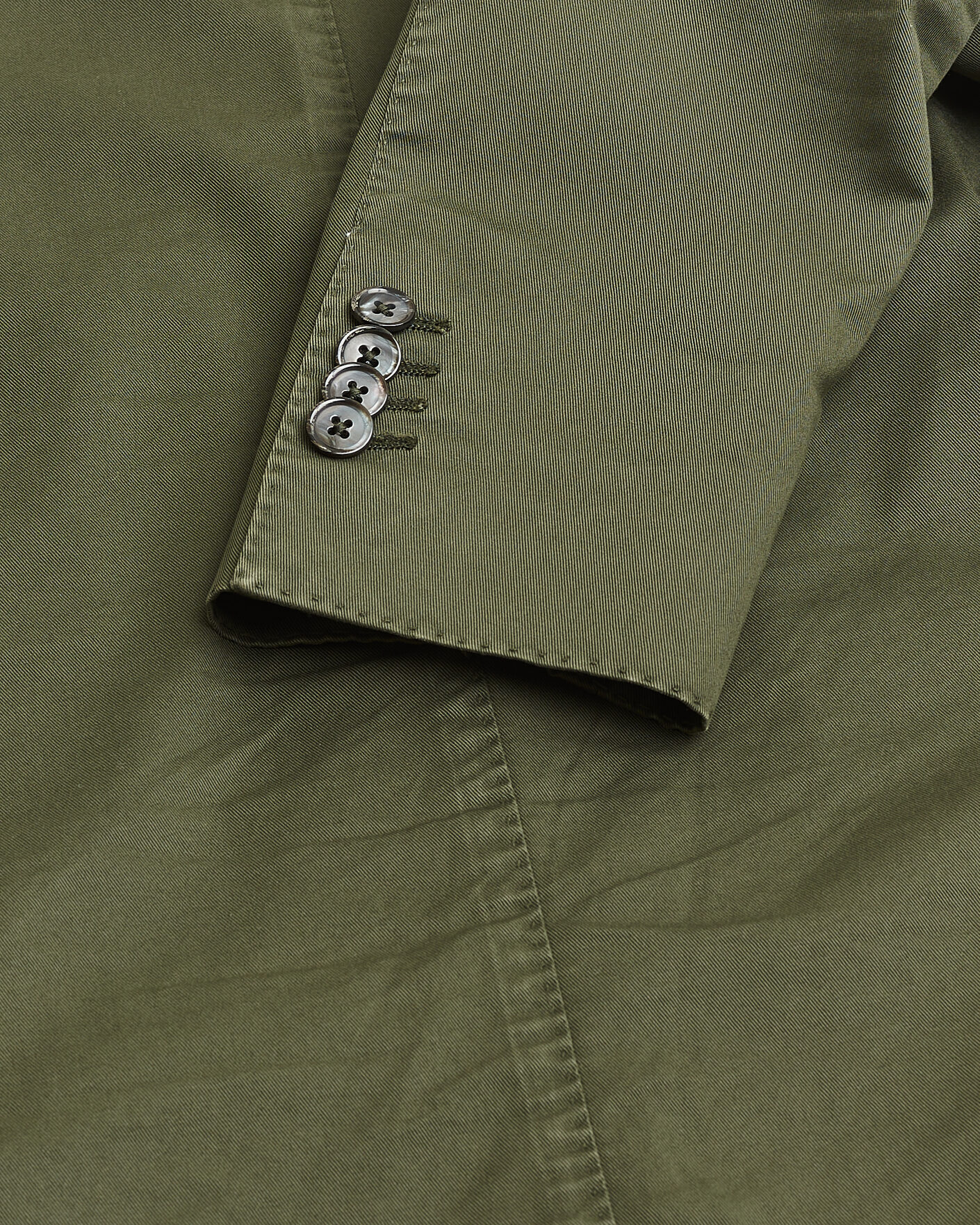 Homme | Pre-owned Blazers | Pre-owned | L.B.M. 1911 Jack Regular Fit Cotton Stretch Blazer Green 46