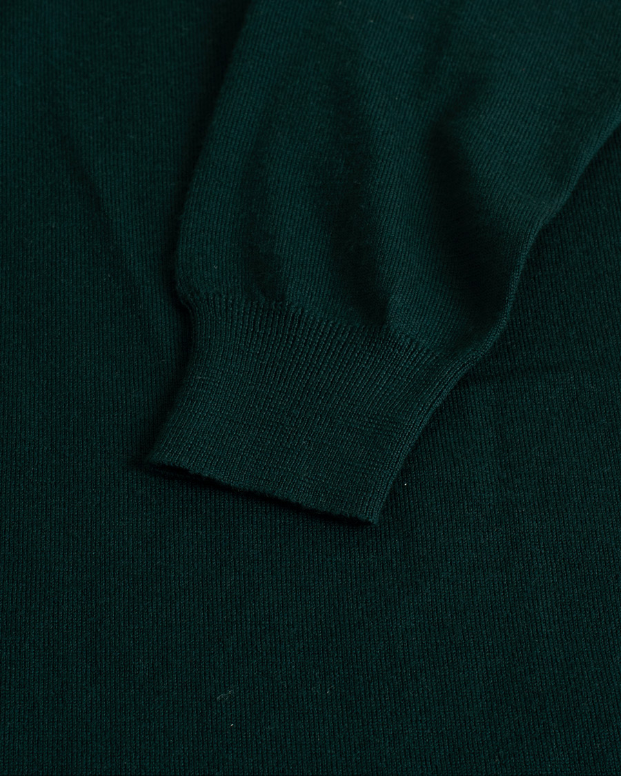 Homme | Pulls Et Tricots | Pre-owned | Drake's Long Sleeve Knit Polo Green L