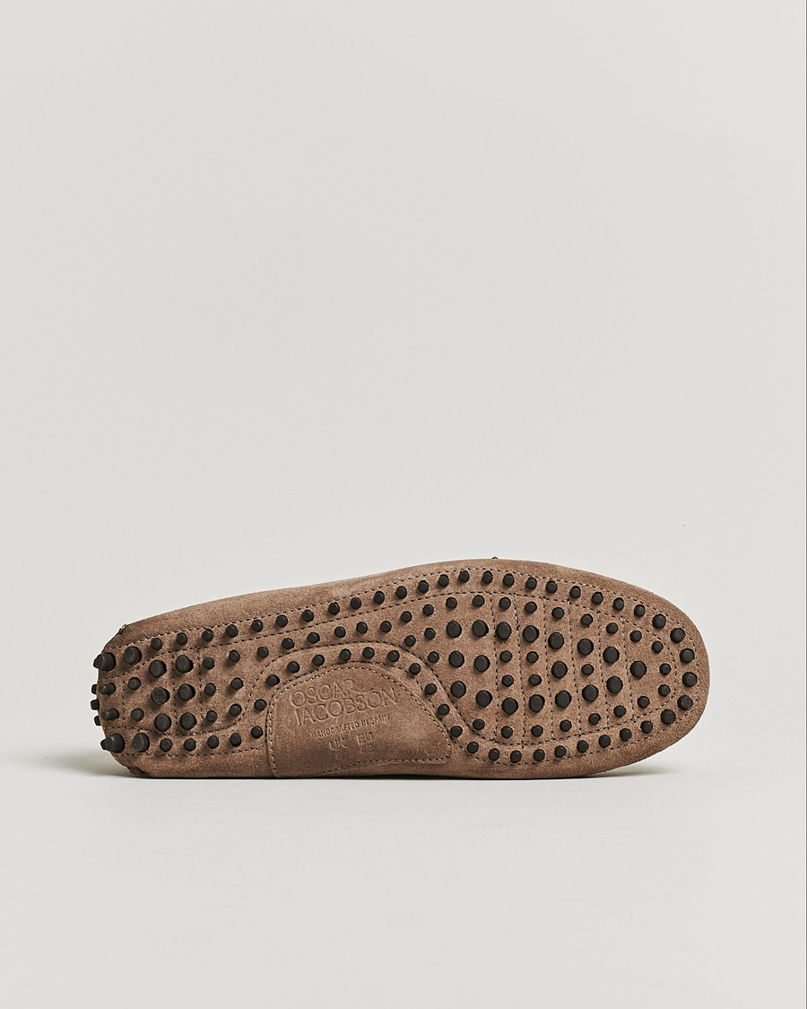 Homme | Oscar Jacobson Driving Shoe Suede Grey | Pre-owned | Oscar Jacobson Driving Shoe Suede Grey