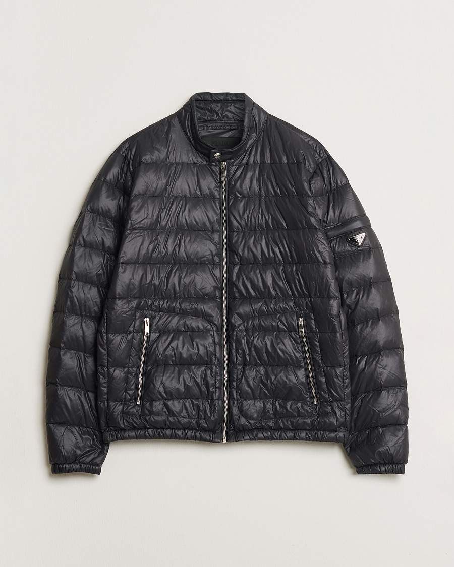 Heren | Pre-owned Jassen | Pre-owned | Prada Lightweight Nylon Down Jacket Black 54