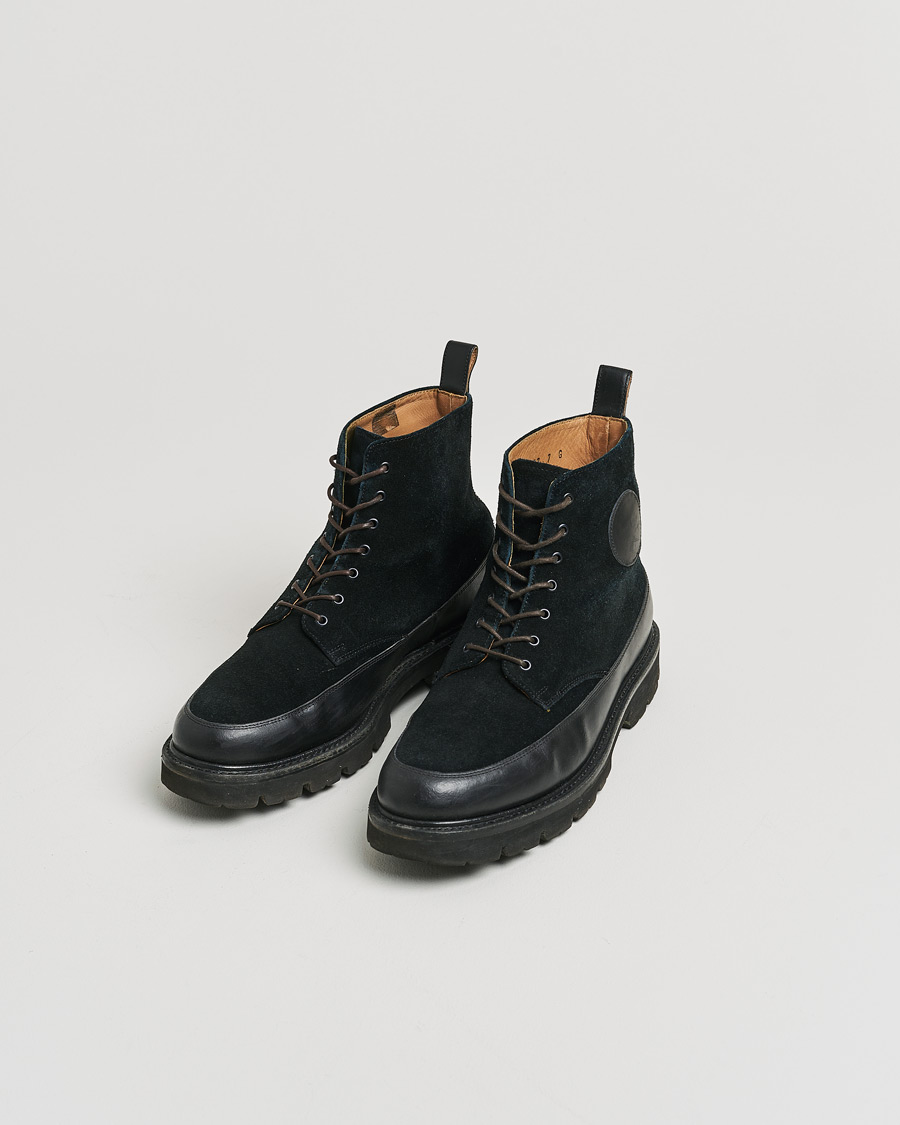Homme | Bottes | Pre-owned | Grenson Anton Suede Boot Black UK7 - EU41