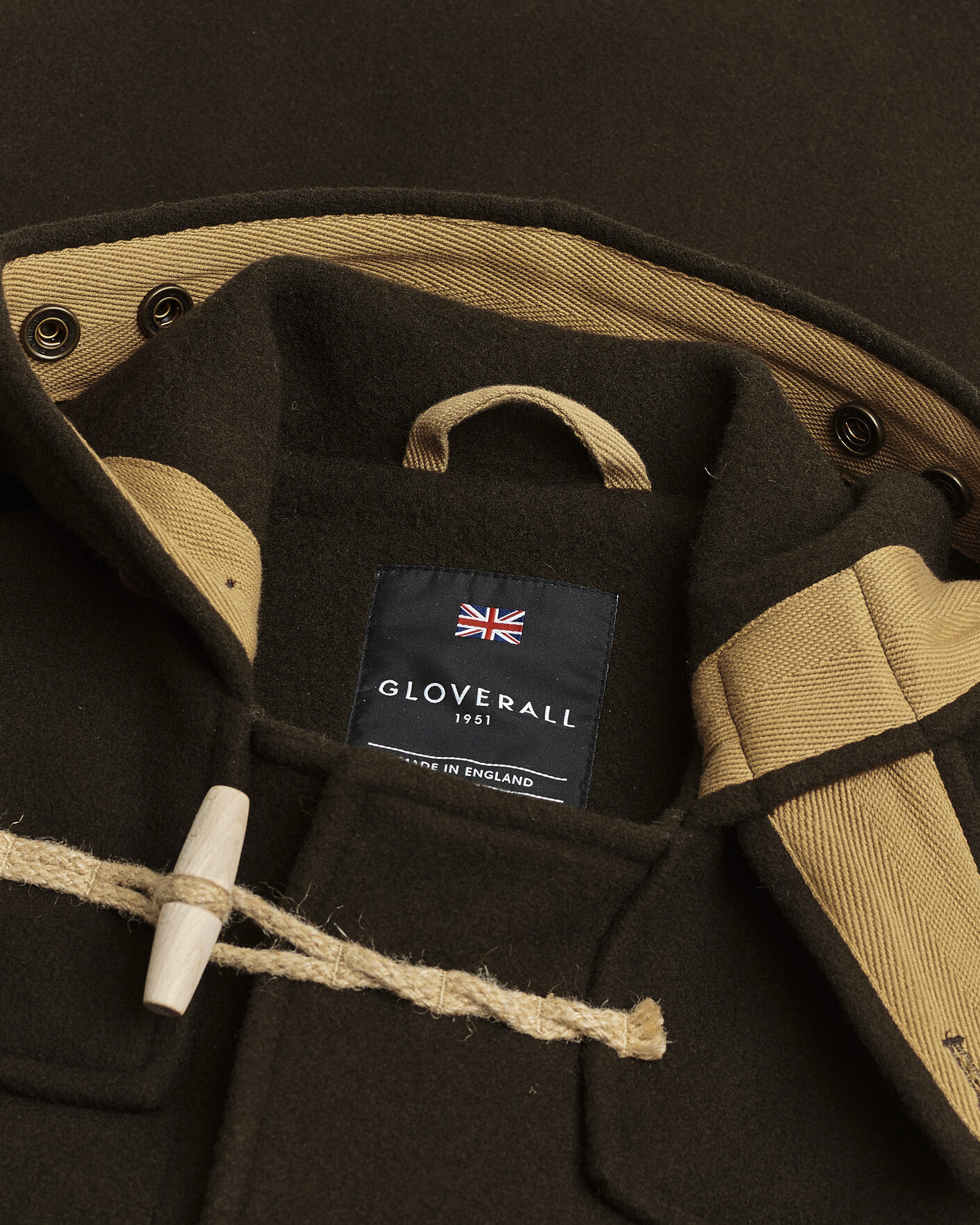 Heren | Pre-owned Jassen | Pre-owned | Gloverall 575 Monty Original Duffle Coat Brown S