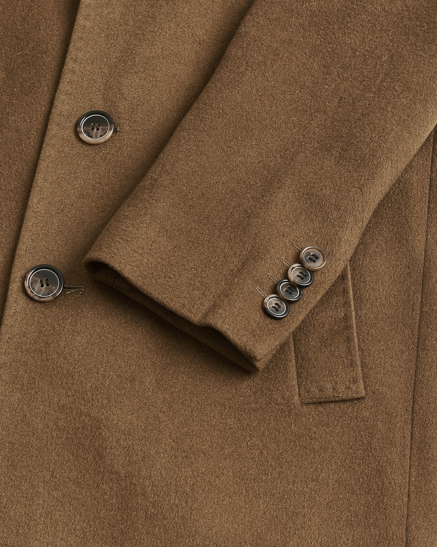 Heren | Pre-owned Jassen | Pre-owned | Sand Copenhagen Cashmere Blend Coat Brown 48