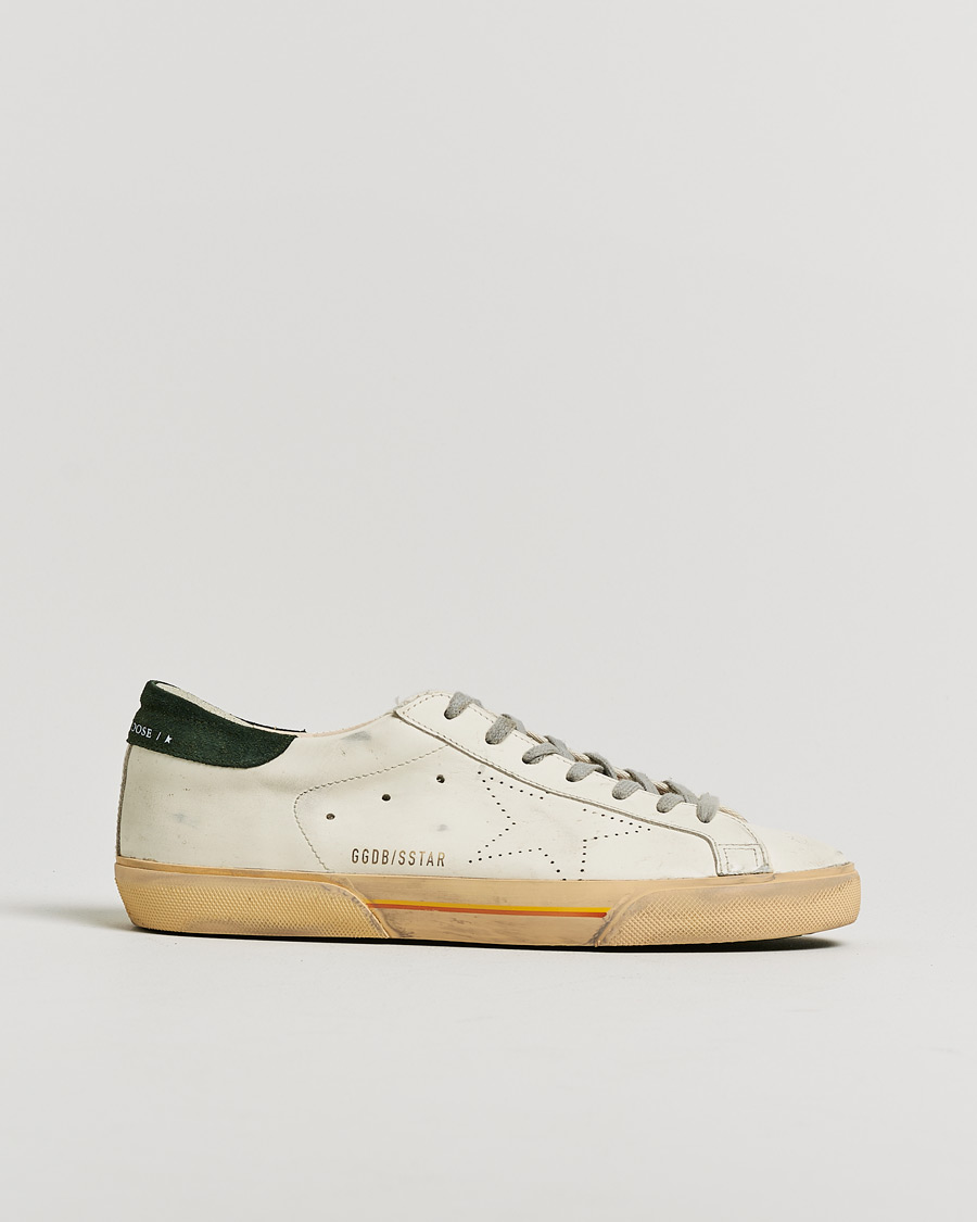 Heren | Pre-owned Schoenen | Pre-owned | Golden Goose Super-Star Sneakers White/Green 42
