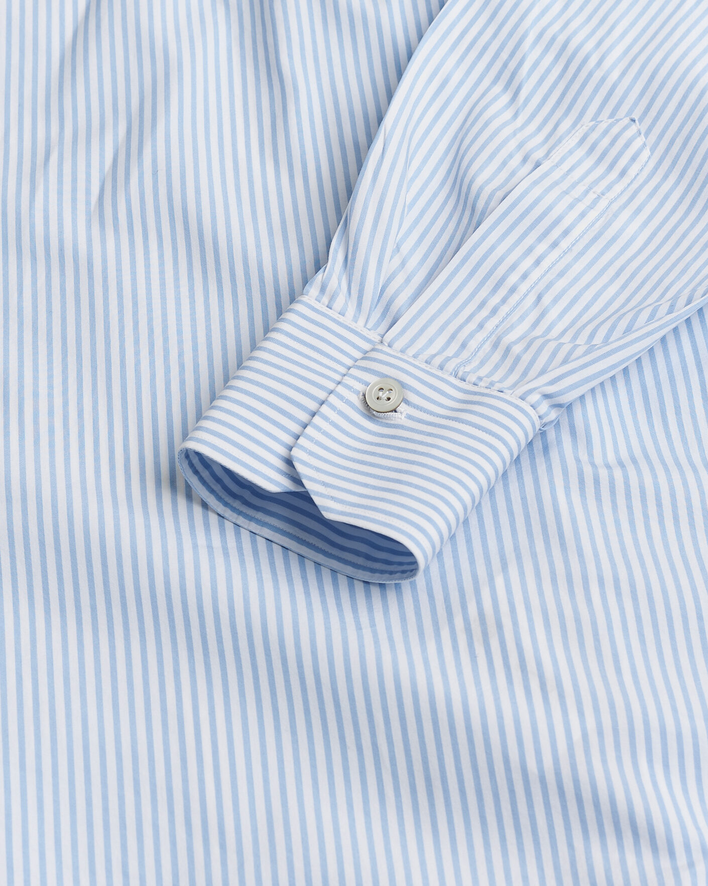 Homme | Pre-owned Chemises | Pre-owned | Kiton Cotton Dress Shirt Light Blue Stripe 38 - S