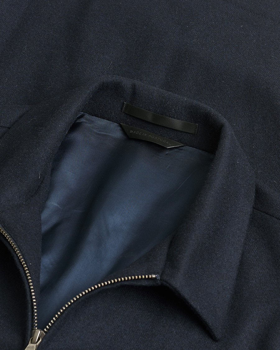 Homme | Pre-owned Manteaux Et Vestes | Pre-owned | Sunspel Boiled Wool Jersey Jacket Navy M
