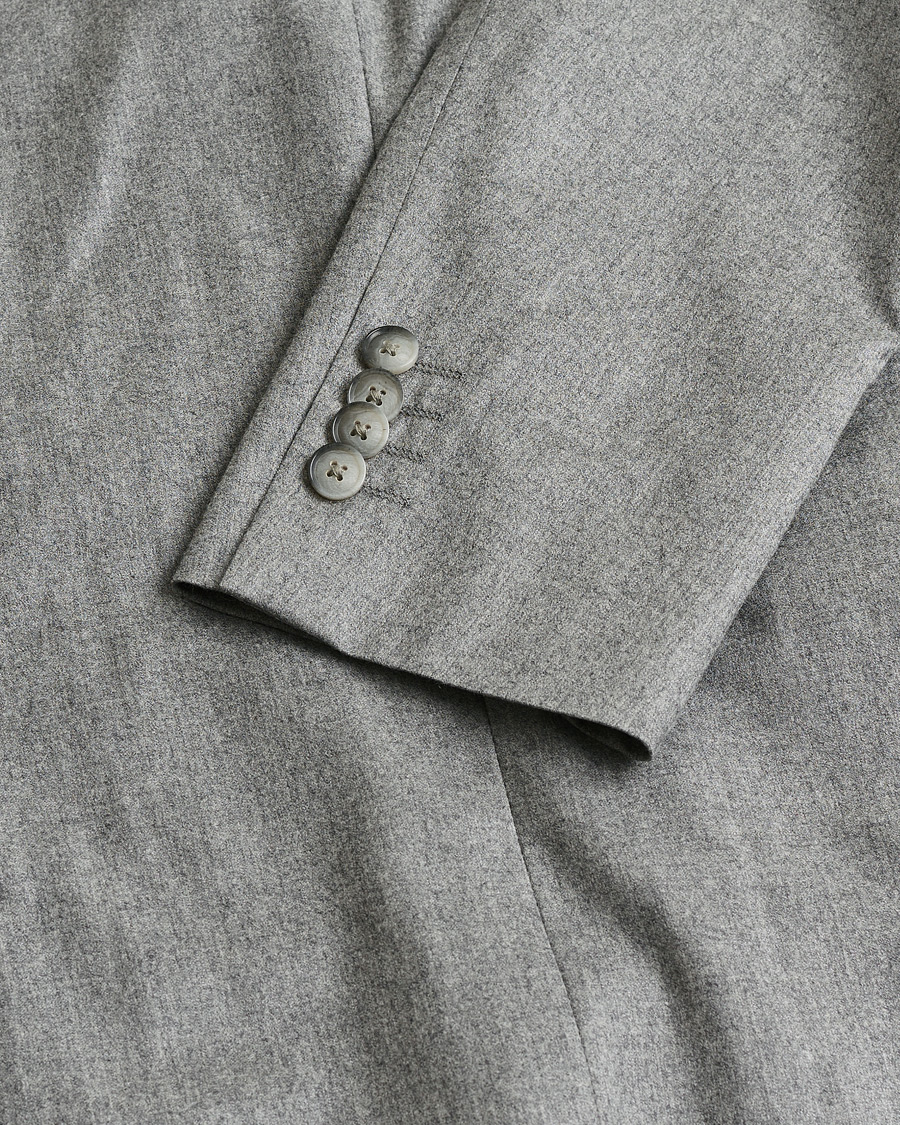 Heren | Pre-owned Pakken | Pre-owned | Rose & Born Flannel Wool Suit GRose & Born Flannel Wool Suit Grey 48ey 50