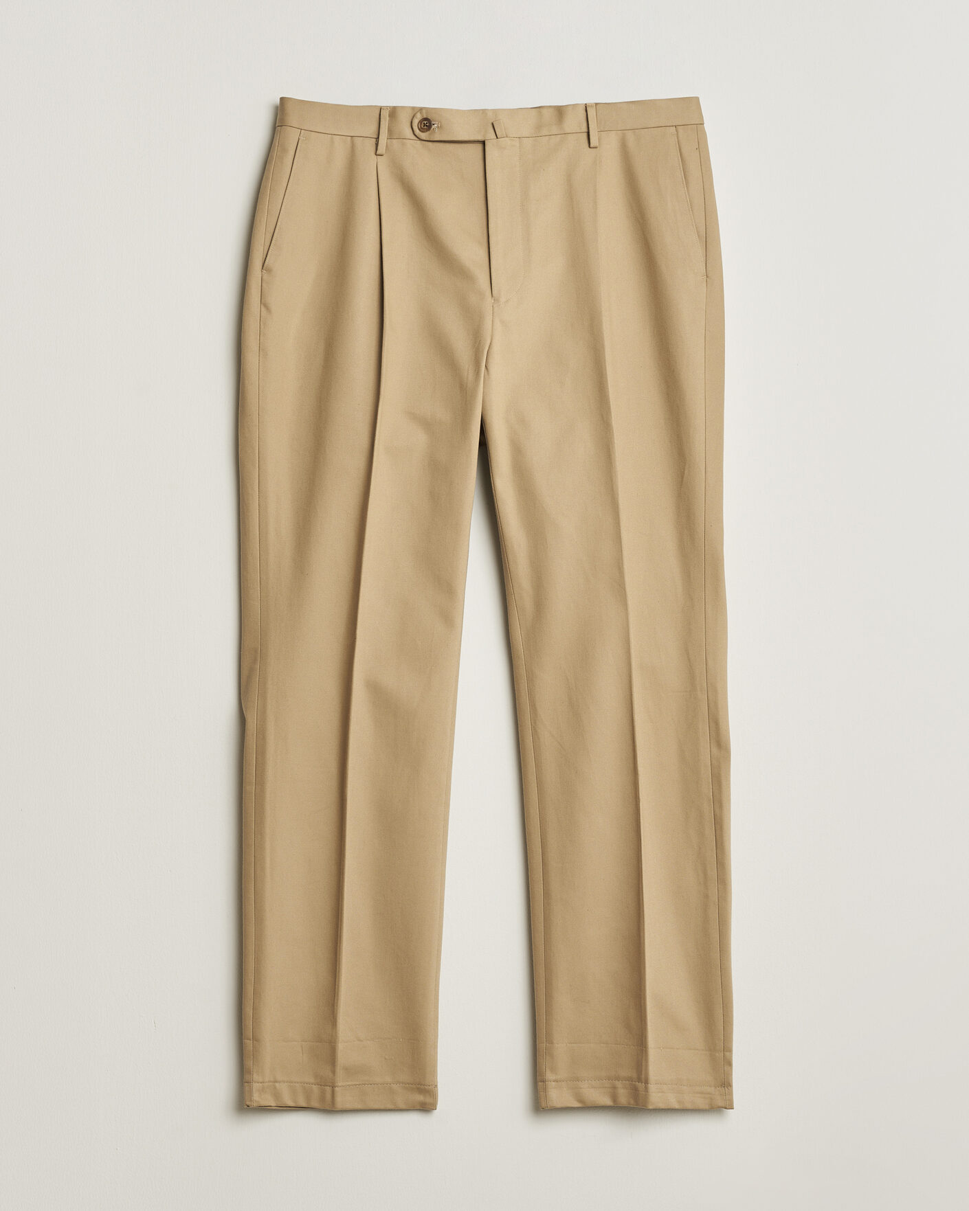 Homme | Rubato High Waist Cotton Chino Beige 52 | Pre-owned | Rubato High Waist Cotton Chino Beige 52