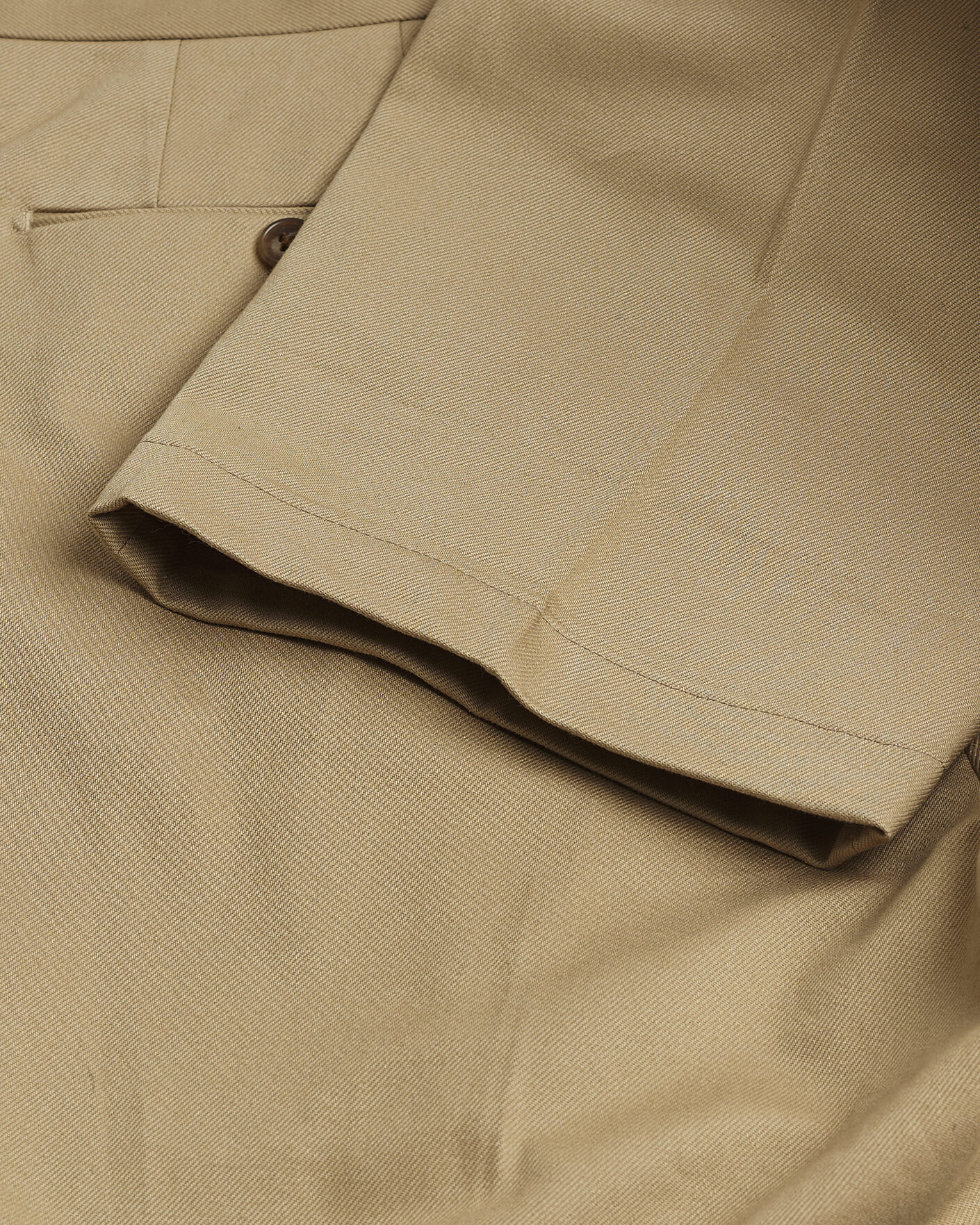 Heren | Pre-owned Broeken | Pre-owned | Rubato High Waist Cotton Chino Beige 52