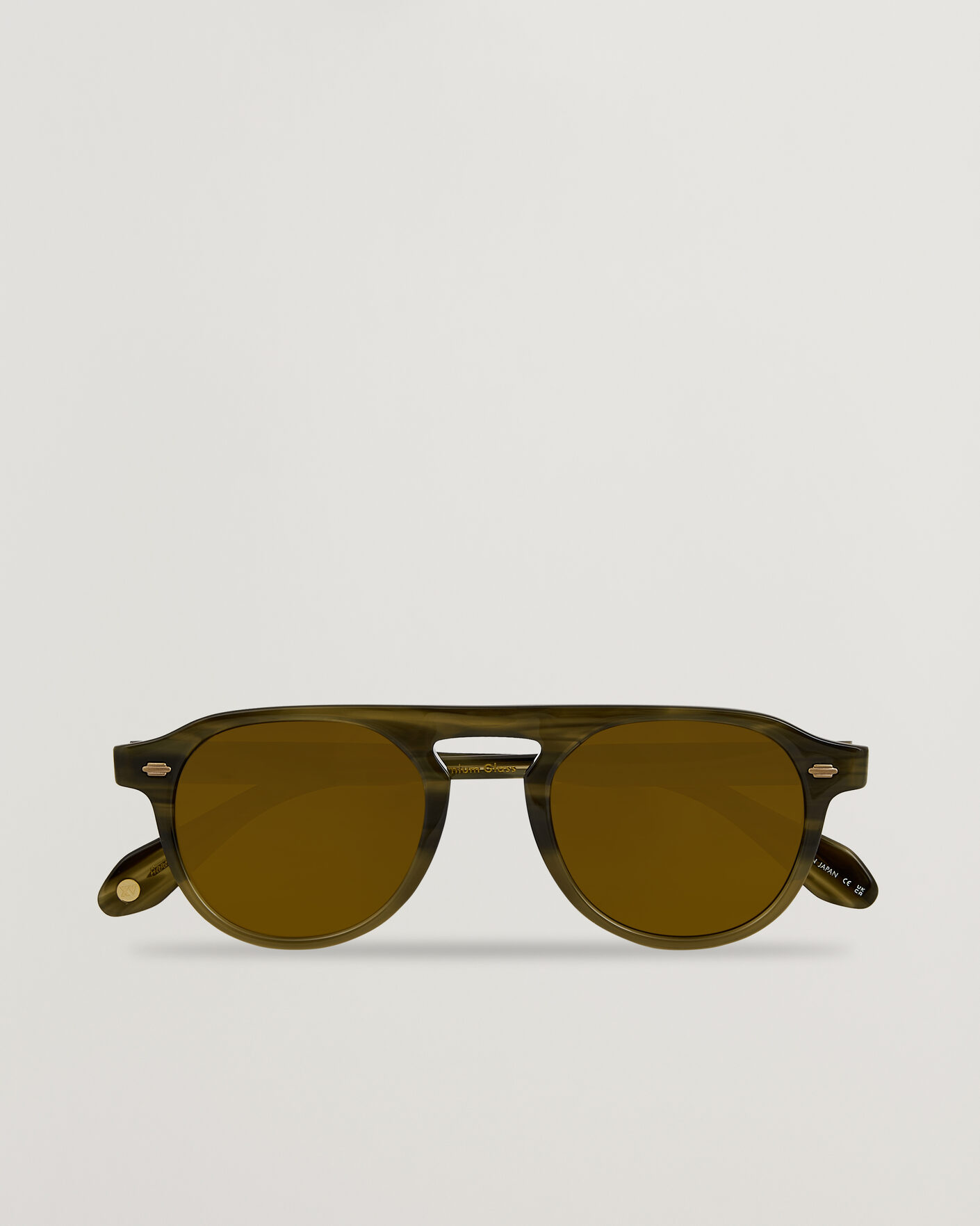 Heren | Pre-owned Accessoires | Pre-owned | Garrett Leight Harding Sunglasses Army Drift