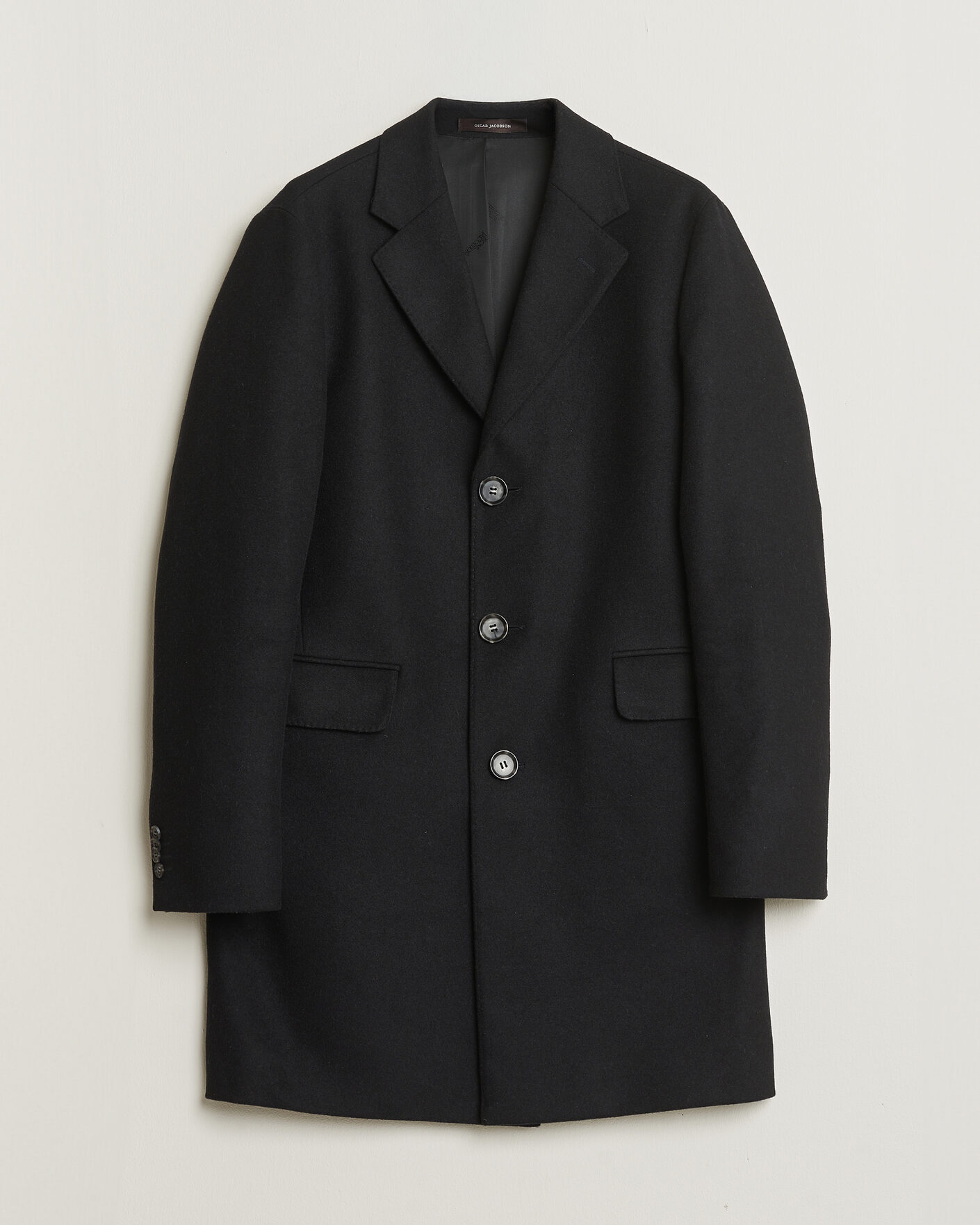 Homme | Pre-owned Manteaux Et Vestes | Pre-owned | Oscar Jacobson Sonny Wool Coat Black 48