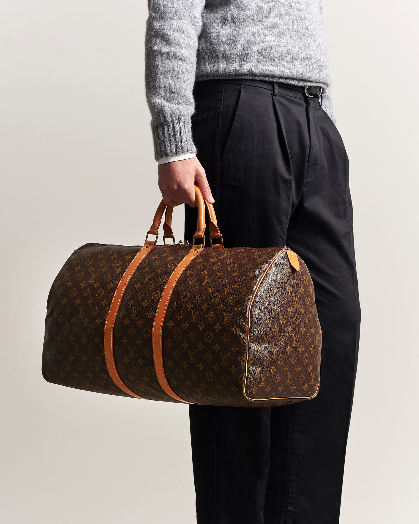 Heren | Louis Vuitton Pre-Owned Keepall 55 Monogram  | Louis Vuitton Pre-Owned | Keepall 55 Monogram 