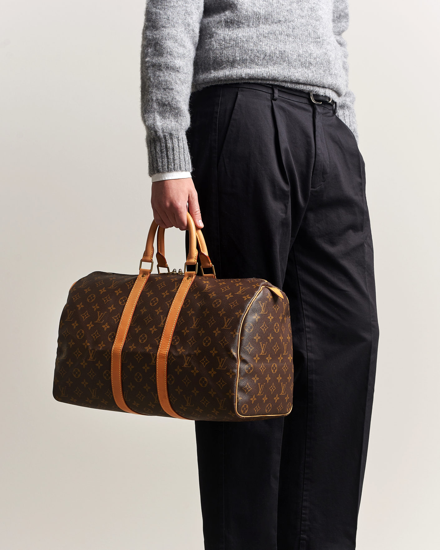 Homme | Pre-Owned & Vintage Bags | Louis Vuitton Pre-Owned | Keepall 45 Monogram