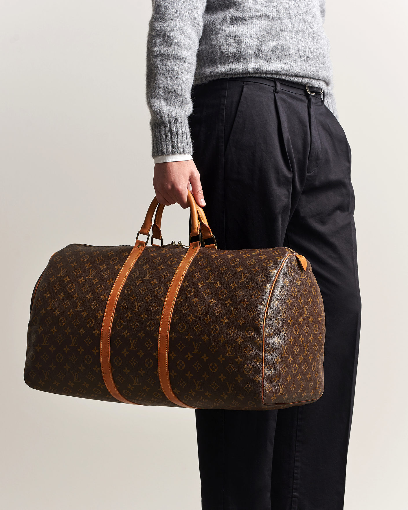Heren | Pre-Owned & Vintage Bags | Louis Vuitton Pre-Owned | Keepall 60 Monogram